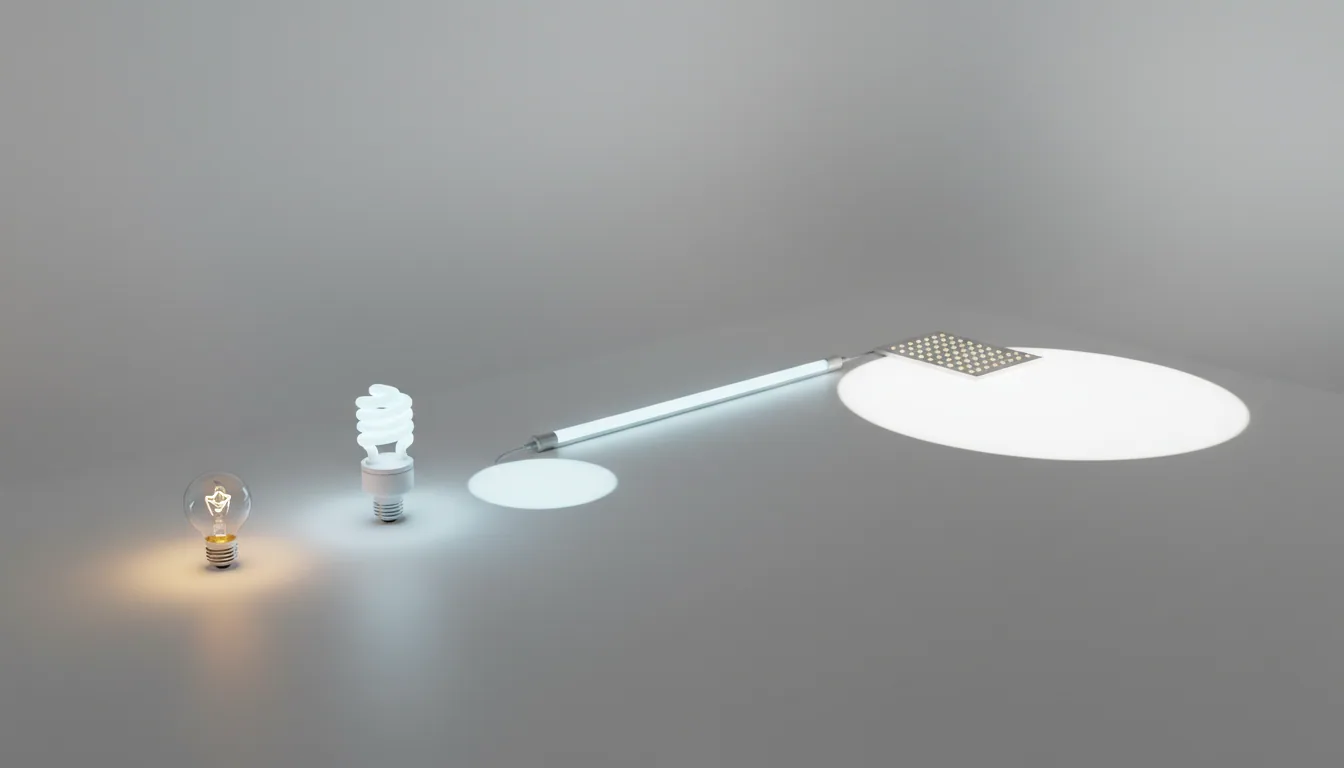 LED ve geleneksel aydınlatma teknolojilerinin lümen verim karşılaştırması