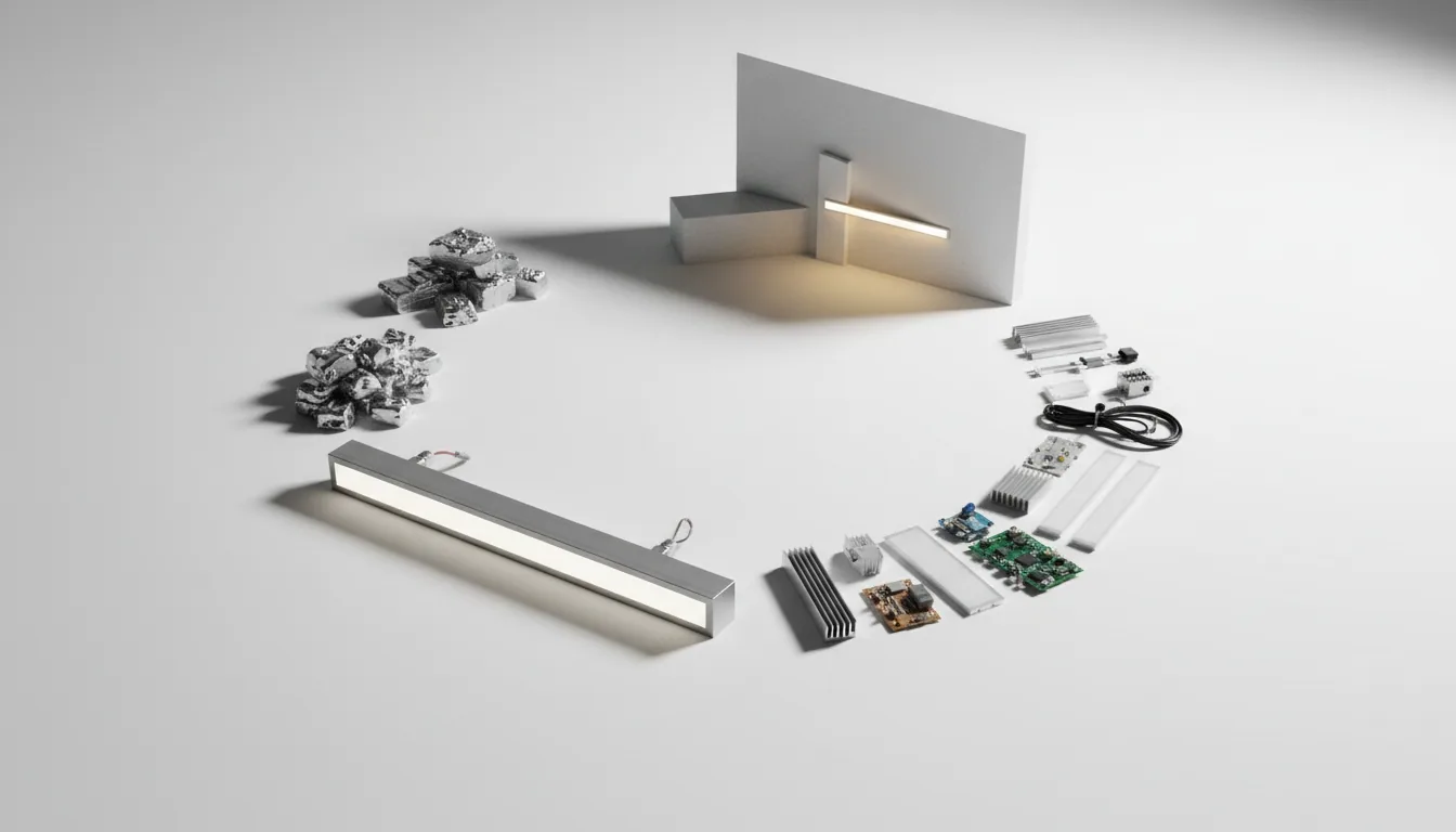 LED armatürün yaşam döngüsü ve geri dönüşüm aşamaları
