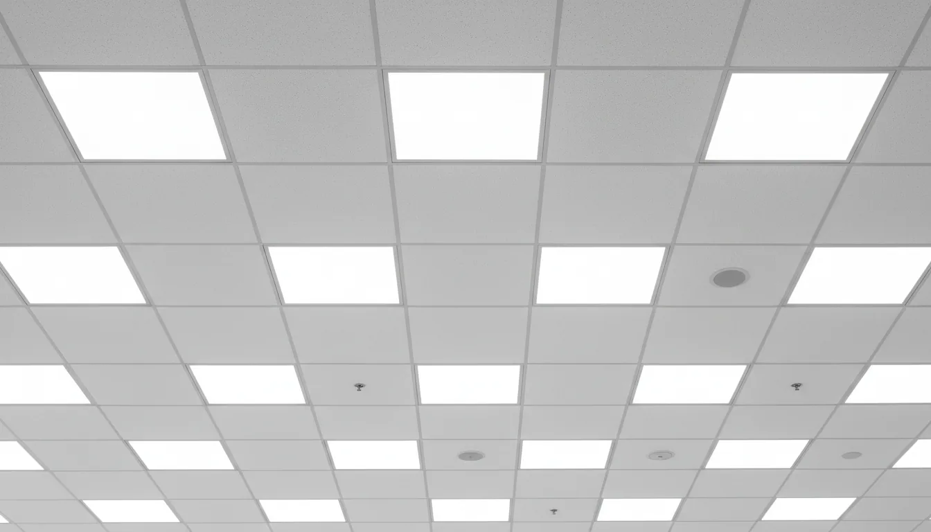 Modern ofiste asma tavana gömülü sıva altı LED armatürler